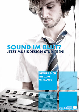 Musikdesign Hochschule Trossingen H4 Media Fishing Light Kampagne